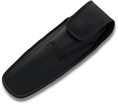 LAGUIOLE en Aubrac ECA schwarzes Gürteletui aus Leder für EIN Taschenmesser