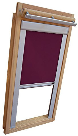 Easy-Shadow Dachfenster Verdunkelungsrollo Komfort Rollo für Typ Roto WDF R4 / R7 / R45 / R48 / R75 / R78 / R4_K/H R7_K/H Größe 7/16 - in der Farbe lila