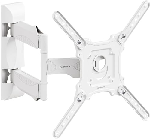 ONKRON TV Wall Mount Bracket Full Motion For LED OLED 32 To 55 Inch M4 White