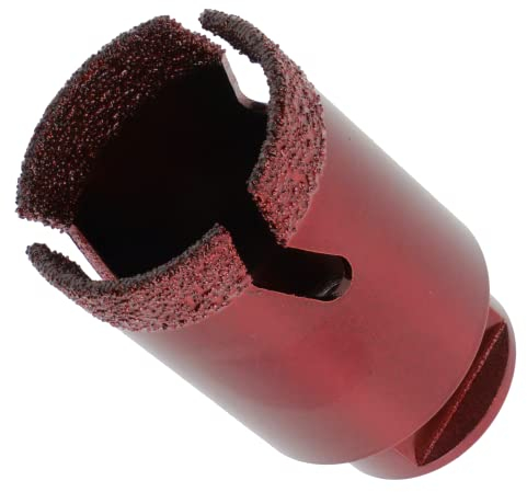 PRODIAMANT Speedmaster Fliesenbohrer 40 mm Profiqualität für Winkelschleifer zum bohren Fliese Feinsteinzeug und Naturstein Lochsäge mit M14 Aufnahme