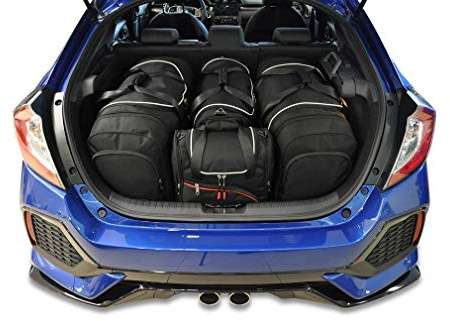 KJUST Kofferraumtaschen 4 stk kompatibel mit HONDA CIVIC HATCHBACK X 2017-2021