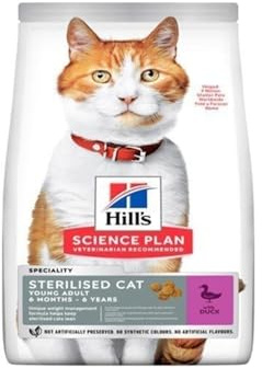 Hill's Science Plan Sterilised Cat Young Adult Anatra