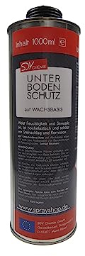 SDV Chemie Unterbodenschutz Wachs schwarz 12x 1 Liter 1L Unterbodenwachs SCHWARZ UBS WAX dunkel KFZ Auto