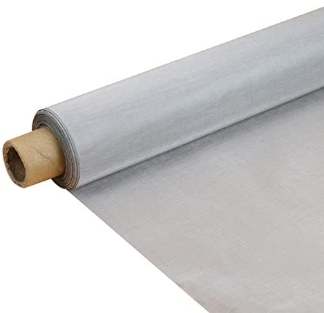 muRzAnsi 304 Drahtgitter Edelstahl Maschendraht Woven Wire Mesh Wühlmausgitter Volierendraht Metallgitter Filter Siebgewebe for Fenster, Küche 60 Mesh (Color : Wire Diameter 0.12mm, Size : 1x1m)