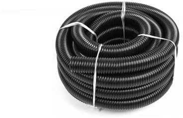 BeNtli Staubsaugerschlauch, ID 32/38/40/50 mm Gewindeschlauch, Faltenbalg, Staubsauger-Staubsaugeranschluss (Color : 5m Black Hose(38mm))