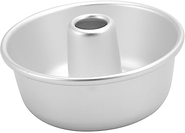 MAGICLULU Stampo Per Ciambelle Antiaderente in Di Alluminio Teglia Rotonda Per Cottura Di Dessert Design a Crimpare Facile Rilascio Per Mousse e Brownies