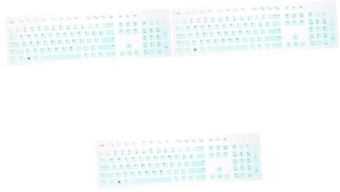 BESTonZON 3 Pcs Protective Cover for Kb216 Wired Keyboard Silicone Keyboard Skin for 7450/7050 Easy to Maintain