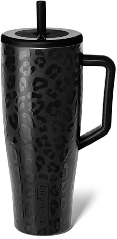 BrüMate ERA 40 oz Tumbler with Handle and Straw - 100% Leakproof Vacuum Insulated Tumbler with Lid and Soft Straw SoftSip - Stainless Steel Made of Stainless Steel - Cup Holder Friendly Base, 1200
