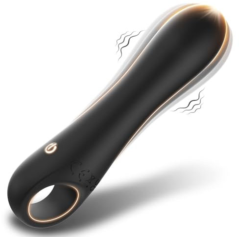 Vibration für Frauen Dildo Vibrator Klein, Sex Spielzeug für die Frau und Paare Extrem Sex, Tragbare Massagestab mit 10Modus Stark und Leise Vibratoren G Punkt Klitoris Stimulation Anal Vibratorensets