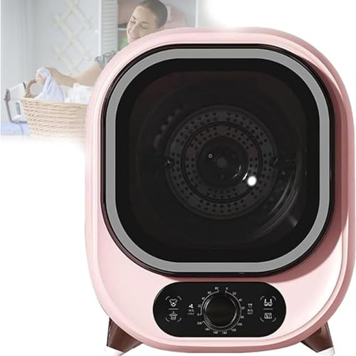 URJWAN Petit SèChe-Linge, SèChe-Linge Portable à Condensateur, SèChe-Linge Ventilé De 5 Kg, SèChe-Linge éLectrique, Compact, Mini Essoreuse, Capacité De Charge De 0,8 Kg,C-220V