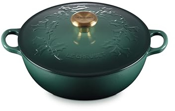 Le Creuset Kochofen aus emailliertem Gusseisen, 4,5 qt, Artichaut | Holly Collection