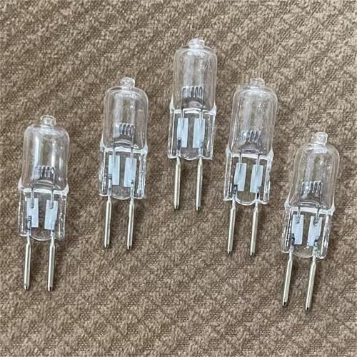 WYLIELAMSH Halogen Bulb 5pcs 20W G5.3 24V 35W 50W 75W G5.3 24V 100W 150W 250W 24V G5.3 50W