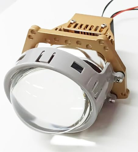 SageSunny 3,0 Kit lenti per proiettore bi LED da, retrofit 6000K bianco 25000lm per modifica fari auto, confezione da 2, 2 anni di garanzia
