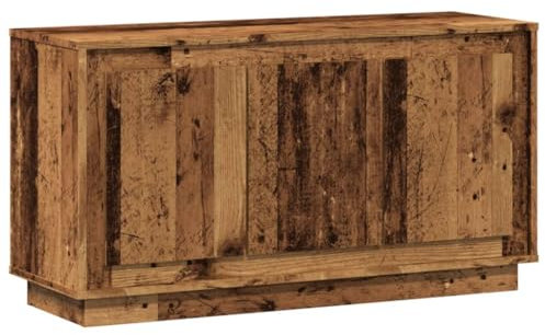 vidaXL Sideboard, Kommode mit Stauraum, Anrichte Schrank für Wohnzimmer, Beistellschrank Mehrzweckschrank, Altholz-Optik Holzwerkstoff