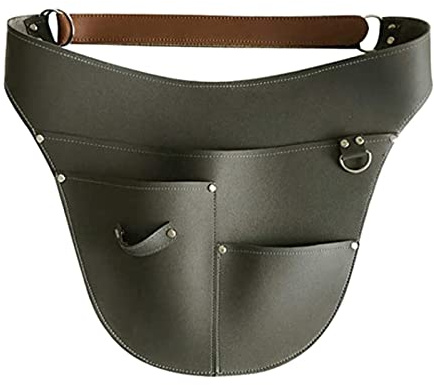 JSGHGDF Imitation Leather Garden Tools Belt Adjustable Waist Work Apron