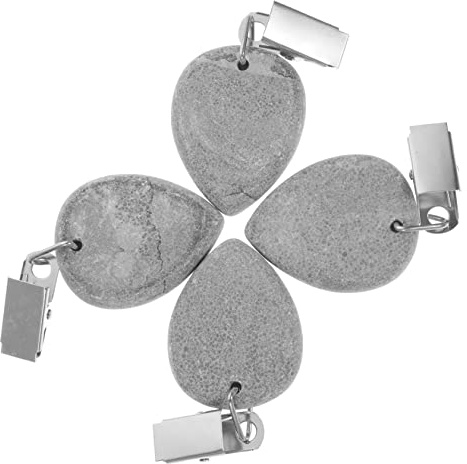 VINTORKY 4piezas Colgante De Mantel Pesa Delicada para Manteles Pinzas para Manteles De Picnic para Uso Cocina Comedor o Picnic Al Aire Material Resistente para Mantener El Mantel Su Lugar