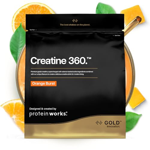 Protein Works | Creatine 360 - Gold, Orange & Mango, 60 Servings, 300g