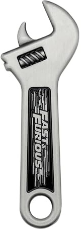 Fast & Furious - Apribottiglie magnetico a forma di chiave inglese, in lega resistente, con licenza ufficiale, accessorio da bar da collezione, 100 x 35 mm