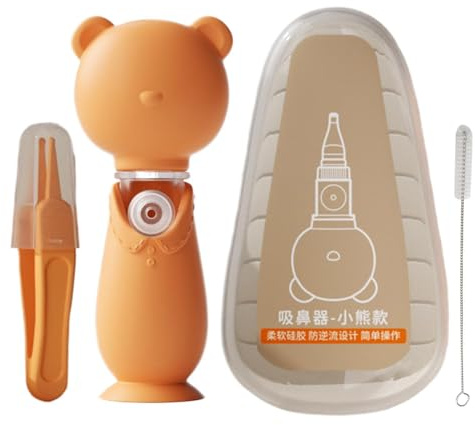 Aspirador Nasal para Niños,Portátil, Lindo, Lavable,Aspirador de Mocos de para Niños | Para Hogar Uso Diario Viaje Noche Exterior Congestión Resfriados Mocos