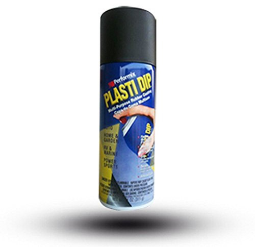 PLASTI DIP Sprühfarbe, Sprühlack, mattschwarz, 311 g, 11 Unzen, 100 % amerikanisches Original