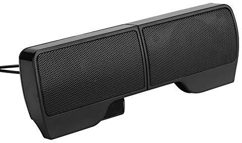 Mini Barra de Sonido 2.0 para computadora de Escritorio, Altavoz de computadora portátil con Pantalla de Clip USB, Barra de Sonido para Mini PC, de Audio para teléfono portátil, fácil de Usar