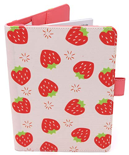 Heftumschläge - Erdbeeren - A5 Format 15x20 Cm - Klappen Zum Aufbewahren Von Dokumenten