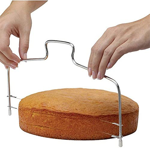 Yeehliny Kuchenteiler Tortenbodenteiler Tortenbodenschneider Kuchenschneider aus Edelstahl Kuchen Cut Werkzeuge for Haus/Bäckerei/Geschäft für Nachspeisen (1PC)