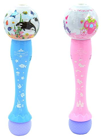 Kögler Seifenblasen Zauberstab inkl. Seifenblasenflüssigkeit, 1 Stück im Blister, Pink oder Blau (blau)