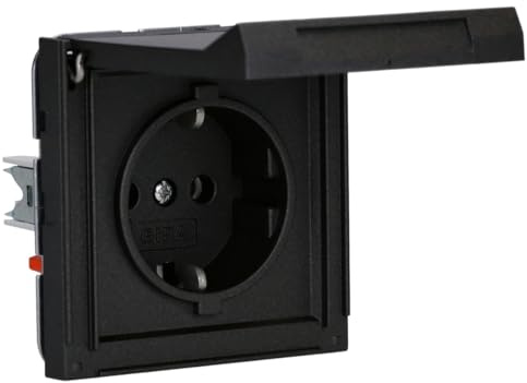 GIRA 445467 SCHUKO Steckdose Klappdeckel Feuchtraum TX 44 IP44 Anthrazit