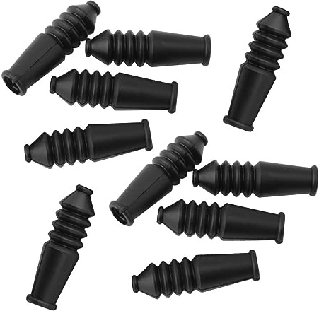 BESPORTBLE 10PCS Mountain Biking Brake Cable Rubber Sleeves for Folding Bikes Dustproof Water Resistant Easy to Install