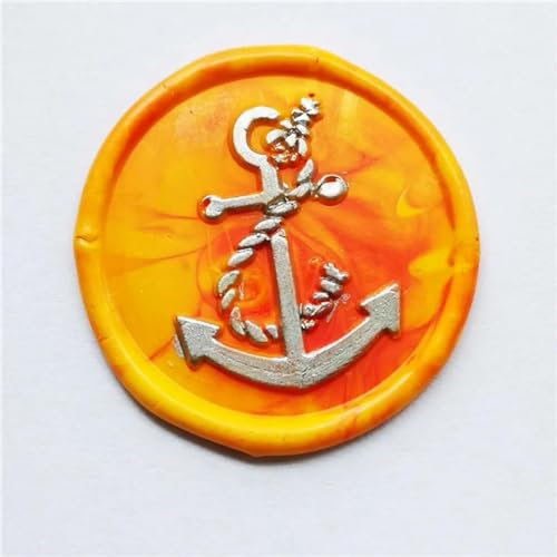 Wachssiegelstempel, Vintage-Stil, nautisches Anker-Design, Wachssiegel, Wachssiegel, Scrapbooking, Hochzeitseinladung, Siegelkopf