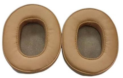 INF Artificial Leather Ear Pads for Skullcandy Crusher 3.0 - Noise Isolating Replacement Cushions, Soft Comfort & Exact Fit (1 Pair) (brown, one size)