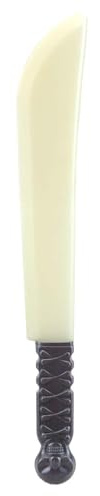 VFM e-Store - Machette d'arme d'Halloween phosphorescente ou friandise pour fêtes d'Halloween effrayantes, effrayantes, déguisements, accessoires et accessoires de déguisement – Machette de 39,7 cm