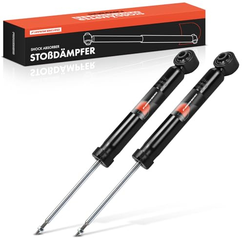 Frankberg Stossdämpfer Stoßdämpfer Hinten Links Rechts 455mm Gasdruck | Kompatibel mit Corsa F P2JO 208 II UB UJ UP UW Replace# 9831187480,9831186680