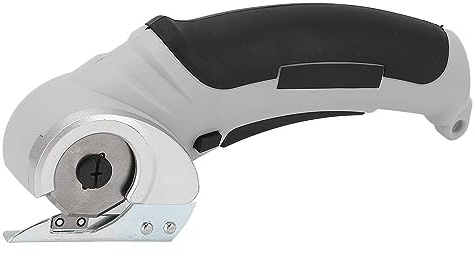 Cordless Electric Fabric Scissors, Rechargeable Handheld Cutter with Safety Lock, for Leather, Carpet, Kraft Paper, Craft