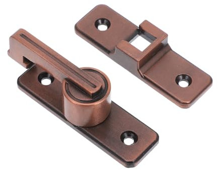 jojofuny Barn Door Lock Latch Tool Security Lock for Cabinet Garden Bathroom Door