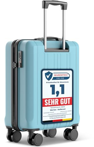 Wertes Valise Cabine 55x40x20cm - adaptée pour Ryanair, Lufthansa, Eurowings et Autres. Valise Cabine 36L avec roulettes Souples et Serrure TSA Pratique, Valise de Voyage, Bagage