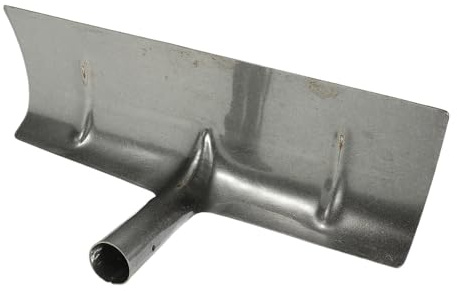 Sewroro Pelle à Épaissie 39 CM en Métal Multi-Usages pour Cages à Bétail et Volaille Racleur de Nettoyage Robuste sans Poignée Outil Professionnel pour Élevage et Nettoyage des Fientes