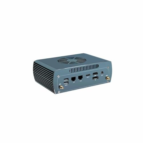 PcZinophyte FU05 Metal Gaming Mini-PC OCuLink Ryzen 7 8745HS 2X 2,5G LAN 2X DDR5 2X NVMe Barebone Firewall Computer WiFi6