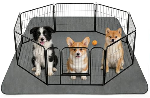 2er Set 100×70 cm Inkontinenzunterlage Waschbar, PIPI Matten für Hunde Wasserdicht, Wiederverwendbare Hundedecke & Welpenunterlage, Auch für Kleintiere wie Kaninchen & Meerschweinchen