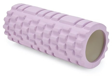 XTREXO Rodillo de espuma para entrenamiento de fascia – Rodillo de masaje ergonómico de EVA y PP – 33 x 14 cm – Regeneración eficaz y relajación muscular para yoga, pilates y deportes de fuerza