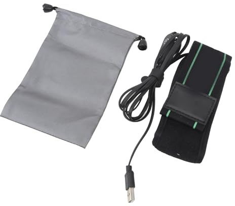 Generic Riscaldatore per Obiettivo a 3 velocità con Cinturino Antiappannamento Alimentatore USB per Obiettivo della Fotocamera DSLR, Materiale Resistente Al Freddo, Lunghezza 11,4 Pollici, 80‑110 Mm