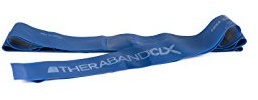 THERABAND Original Fitnessband CLX | Resistance Band für Krafttraining und Abnehmen zuhause oder im Gym | Perfekte Trainingslänge Blau | Sehr schwer, OneSize