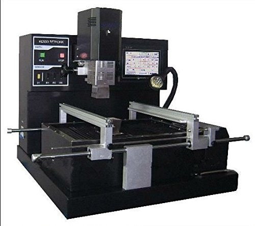 GOWE Machine de soudage BGA à écran tactile infrarouge et à air chaud avec 3 zones de chauffage, machine de reprise SMD