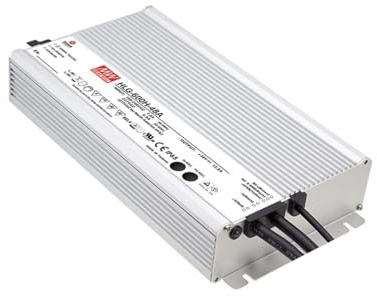 MeanWell HLG-600H-36A - Fuente de alimentación LED (601 W, 36 V, 16,7 A, IP65)