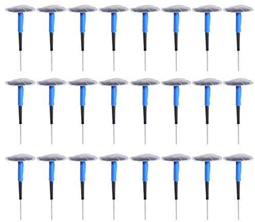 Reifen Flicken Kleber, Fydun 24 Stück Mushroom Reifen Patch Kleber Auto und Motorrad Allgemein Schlauchlose Reparatur Pilz Plug Patch Gums(60 * 9mm)