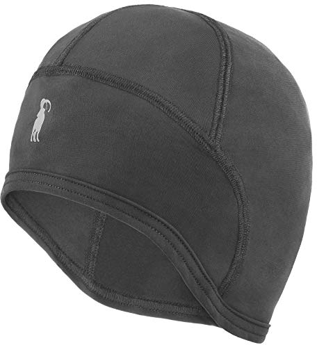 ALPIDEX Helm Unterziehmütze Cap Helmmütze Fahrrad Bike Mütze Fahrradmütze Warm Winddicht Outdoor Sport Radfahren Ski, Farbe:Grey