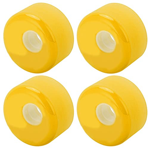 CHICIRIS Longboard Rollen Skateboard STK. 70x42mm Skateboard Rollen 80A Longboard Cruiser Rollen Ersatzteile(Gelb) sportinggoods Gelb