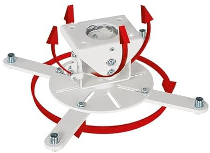B-Tech System 2 - Extra Large Universal Projector Ceiling Mount with Micro Adjustment