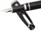Fountain Pen Revolution FPR Ambassador Black Fountain Pen w/Ultra Flex Nib - Luxury Pen Set Includes Bottle Filling Converter & 2 Long Cartridges